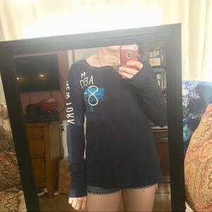 Aeropostale Navy Blue Long Sleeve Tee size XL